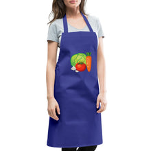 Lade das Bild in den Galerie-Viewer, Kochschürze mit Gemüse - Royalblau