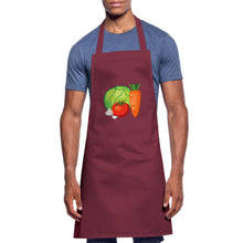 Lade das Bild in den Galerie-Viewer, Kochschürze mit Gemüse - Bordeaux