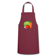 Lade das Bild in den Galerie-Viewer, Kochschürze mit Gemüse - Bordeaux