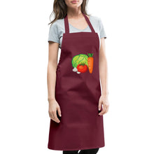 Lade das Bild in den Galerie-Viewer, Kochschürze mit Gemüse - Bordeaux