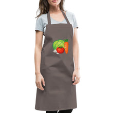Lade das Bild in den Galerie-Viewer, Kochschürze mit Gemüse - Grau