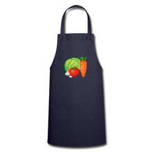 Lade das Bild in den Galerie-Viewer, Kochschürze mit Gemüse - Navy