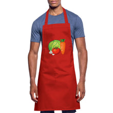 Lade das Bild in den Galerie-Viewer, Kochschürze mit Gemüse - Rot