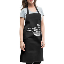 Lade das Bild in den Galerie-Viewer, Kochschürze für Frauen - Schwarz