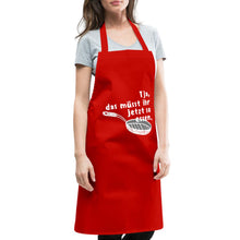 Lade das Bild in den Galerie-Viewer, Kochschürze für Frauen - Rot