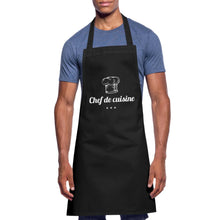 Lade das Bild in den Galerie-Viewer, Kochschürze Chef de cuisine - Schwarz