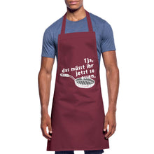 Lade das Bild in den Galerie-Viewer, Kochschürze für Männer - Bordeaux