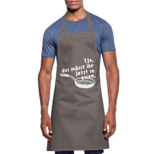 Lade das Bild in den Galerie-Viewer, Kochschürze für Männer - Grau