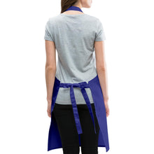 Lade das Bild in den Galerie-Viewer, Kochschürze für Damen - Kitchen Queen - Royalblau