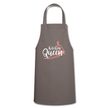 Lade das Bild in den Galerie-Viewer, Kochschürze für Damen - Kitchen Queen - Grau