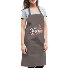 Lade das Bild in den Galerie-Viewer, Kochschürze für Damen - Kitchen Queen - Grau