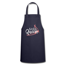 Lade das Bild in den Galerie-Viewer, Kochschürze für Damen - Kitchen Queen - Navy