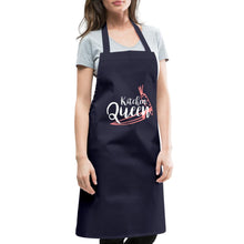 Lade das Bild in den Galerie-Viewer, Kochschürze für Damen - Kitchen Queen - Navy