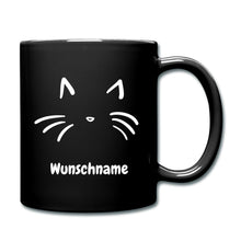 Lade das Bild in den Galerie-Viewer, Katzen Tasse - Schwarz
