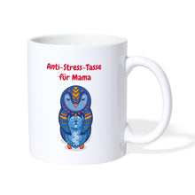 Lade das Bild in den Galerie-Viewer, Anti-Stress-Tasse für Mama mit Pinguinen weiß - Weiß