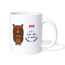 Lade das Bild in den Galerie-Viewer, Papa Tasse - Dad I love you so much - Weiß