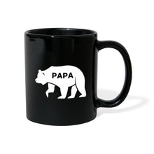 Lade das Bild in den Galerie-Viewer, Papa Tasse schwarz - Papa Bär - Schwarz