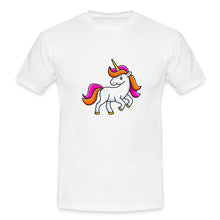 Lade das Bild in den Galerie-Viewer, Männer T-Shirt - Unicorn - Weiß
