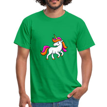 Lade das Bild in den Galerie-Viewer, Männer T-Shirt - Unicorn - Kelly Green