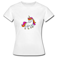Lade das Bild in den Galerie-Viewer, Frauen T-Shirt - Unicorn - Weiß