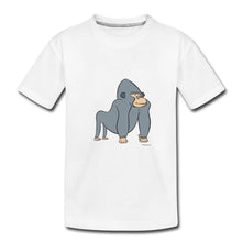 Lade das Bild in den Galerie-Viewer, Kinder T-Shirt mit Gorilla - Weiß
