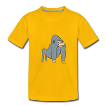 Lade das Bild in den Galerie-Viewer, Kinder T-Shirt mit Gorilla - Sonnengelb
