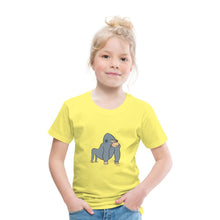Lade das Bild in den Galerie-Viewer, Kinder T-Shirt mit Gorilla - Gelb
