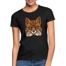 Lade das Bild in den Galerie-Viewer, Frauen T-Shirt - Fuchs - Schwarz