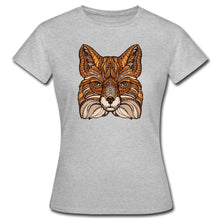 Lade das Bild in den Galerie-Viewer, Frauen T-Shirt - Fuchs - Grau meliert
