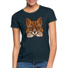 Lade das Bild in den Galerie-Viewer, Frauen T-Shirt - Fuchs - Navy