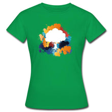 Lade das Bild in den Galerie-Viewer, Frauen T-Shirt - Bunter Baum - Kelly Green