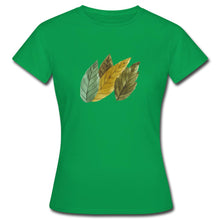 Lade das Bild in den Galerie-Viewer, Frauen T-Shirt - Blätter - Kelly Green