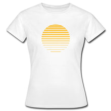 Lade das Bild in den Galerie-Viewer, Frauen T-Shirt - Sonnenuntergang - Weiß