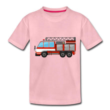 Lade das Bild in den Galerie-Viewer, Kinder T-Shirt - Feuerwehr - Hellrosa
