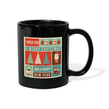 Lade das Bild in den Galerie-Viewer, Tasse - Merry Christmas and Happy New Year - Schwarz