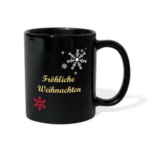 Lade das Bild in den Galerie-Viewer, Tasse Fröhliche Weihnachten - Schwarz