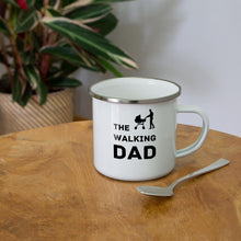 Lade das Bild in den Galerie-Viewer, Emaille-Tasse - The Walking Dad - Weiß