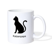 Lade das Bild in den Galerie-Viewer, Katzenpapa Tasse - Weiß