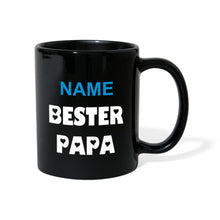 Lade das Bild in den Galerie-Viewer, Papa Tasse personalisiert - Schwarz