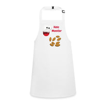 Lade das Bild in den Galerie-Viewer, Kinderschürze - Keks Monster - Weiß