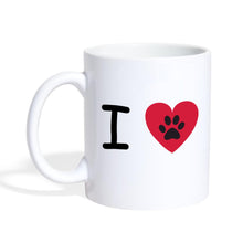 Lade das Bild in den Galerie-Viewer, Tasse - I love Dogs - white