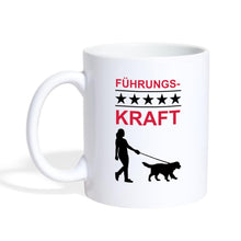 Lade das Bild in den Galerie-Viewer, Hunde Tasse - Führungskraft - white