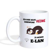Lade das Bild in den Galerie-Viewer, Pinguin Tasse - Keine Verbindung zu meinem E-lan - white