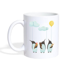 Lade das Bild in den Galerie-Viewer, Tasse mit Pinguinen und Eis - white