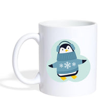 Lade das Bild in den Galerie-Viewer, Tasse - Pinguin mit Pullover - white