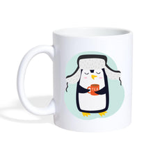 Lade das Bild in den Galerie-Viewer, Tasse - Pinguin mit Teetasse - white