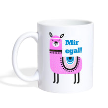 Lade das Bild in den Galerie-Viewer, Alpaka Tasse - Mir egal! - white