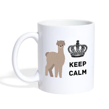 Lade das Bild in den Galerie-Viewer, Alpaka Tasse - KEEP CALM - white