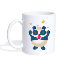 Lade das Bild in den Galerie-Viewer, Kaffee-Tasse mit Kaffee und Sternen - white