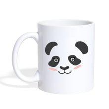 Lade das Bild in den Galerie-Viewer, Tasse mit Panda Kopf personalisierbar - white